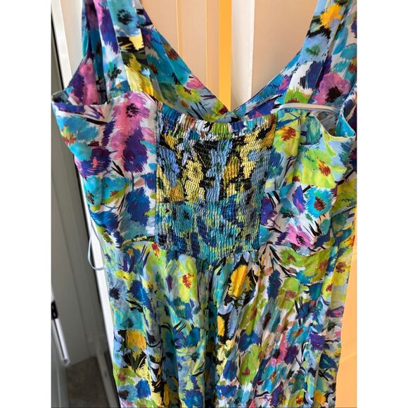 NWOT ZARA Floral Print V-Neck Midi Dress, Med $89 C14 - Picture 8 of 13